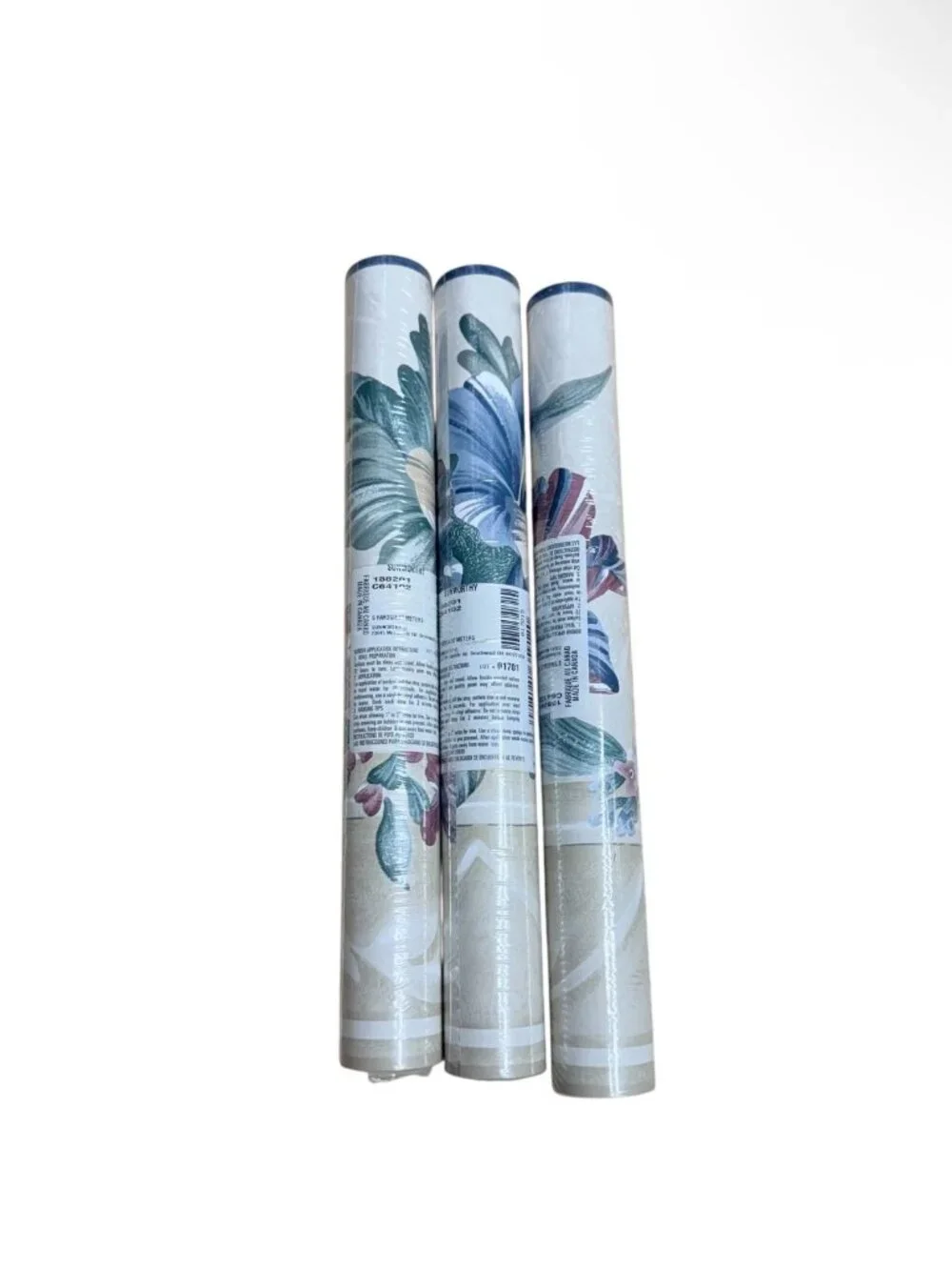 Vintage Wallpaper Border Floral French Sunworthy Architecture 3 Rolls NEW